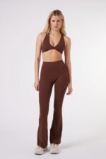 ButterSoft Flare Leggings in Chocolate - Sillvela